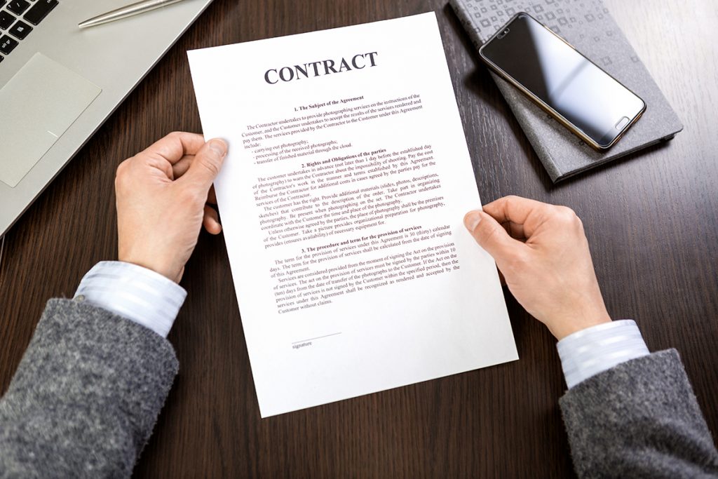 what is a notary bond legal rep looking at contract