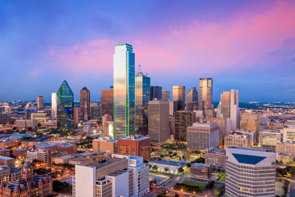 Cityscape of Dallas Texas